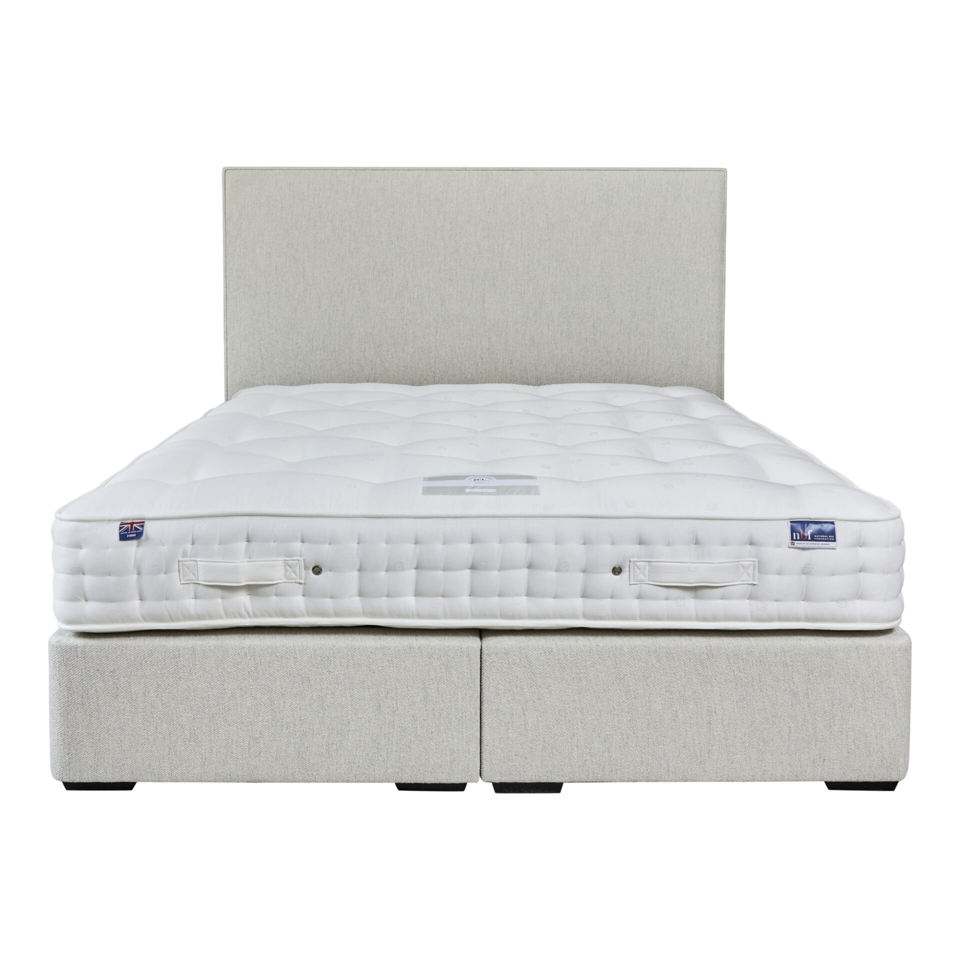 Platform top divan bed base mitchell cloth 02… Robert Langford